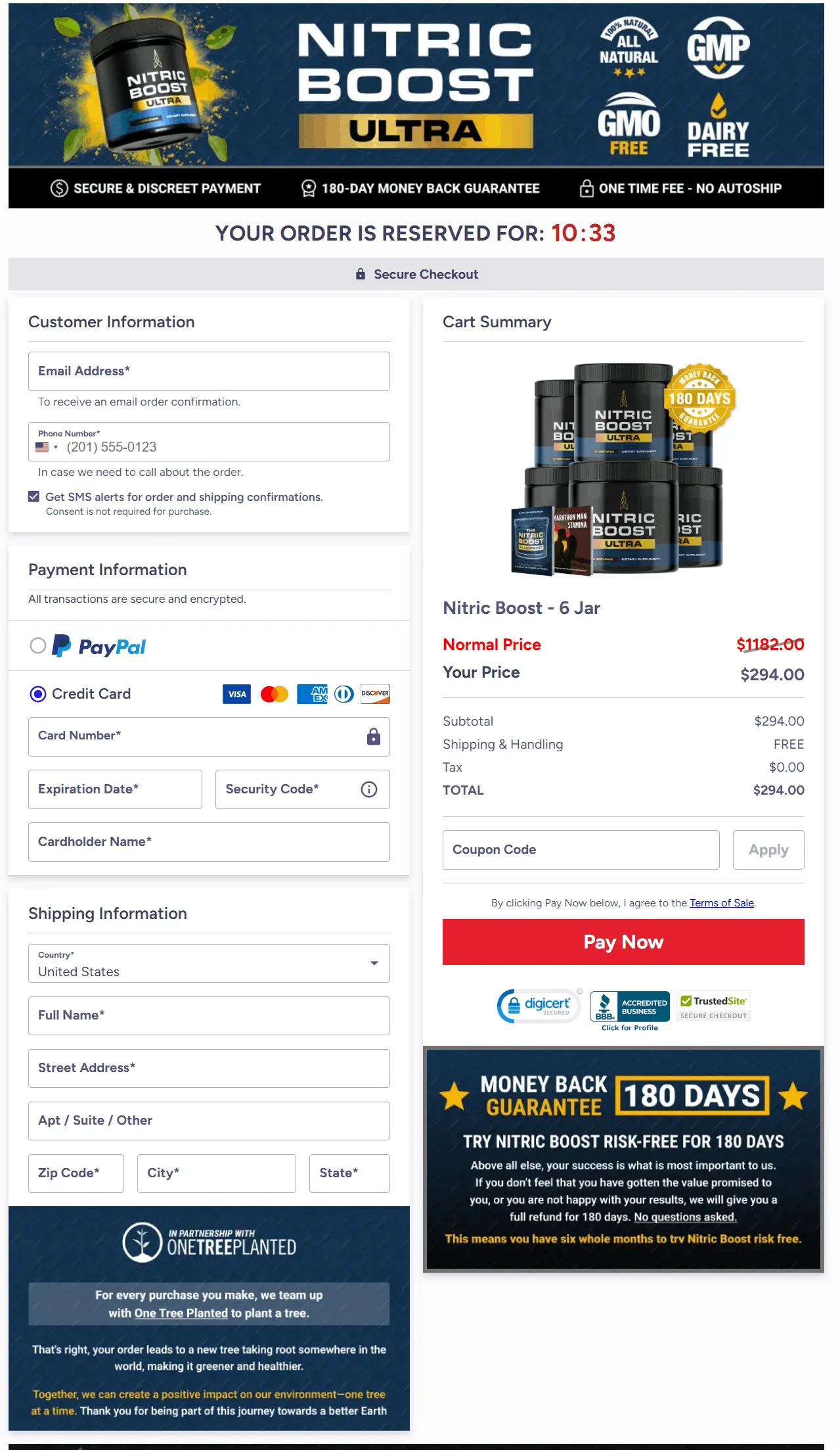 Nitric Boost Ultra-checkout-page